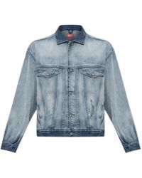 DIESEL - Denim Jacket 'D-Denver-Fsi1' - Lyst