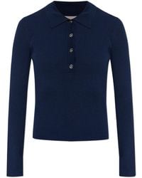 MICHAEL Michael Kors - Long-Sleeve Polo - Lyst