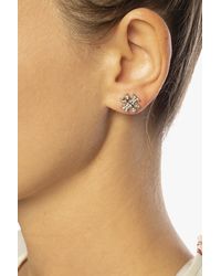 Tory Burch - Earrings With Logo, - Lyst