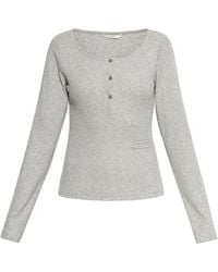 Rethinkit Studios - Ribbed Long-Sleeve Top - Lyst