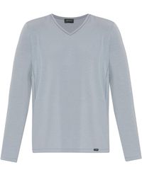 Hanro - Long-Sleeved Underwear T-Shirt - Lyst