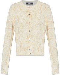 Versace - Silk Cardigan - Lyst