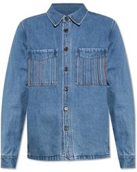 Paul Smith - Denim Jacket With Pockets - Lyst