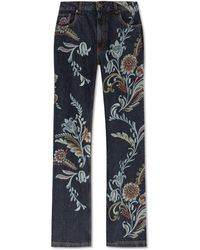 Etro - Jeans With Flared Legs - Lyst