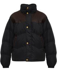 Versace - Down Jacket With Stand Collar - Lyst