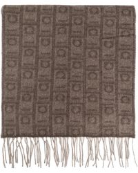 Ferragamo - Cashmere Scarf With Monogram - Lyst