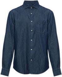 Paul & Shark - Denim Shirt With Pocket - Lyst