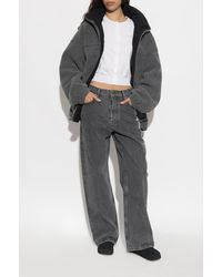 Alexander Wang - Oversized Fleece Pullover - Lyst