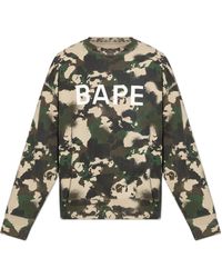 A Bathing Ape - Sweatshirt With Logo - Lyst