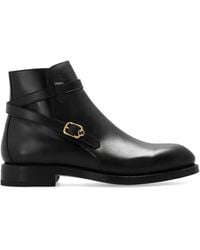 Gucci - Leather Ankle Boots - Lyst