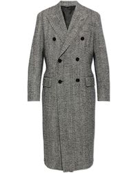 Dolce & Gabbana - Wool Coat With Single Vent - Lyst