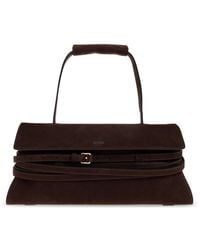 Moschino - Suede Handbag "Tie" - Lyst