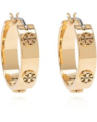 Tory Burch - Miller Goldtone Hoop Earrings - Lyst