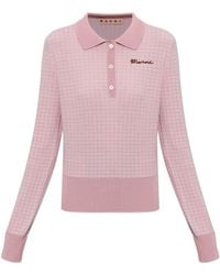 Marni - Polo With Logo - Lyst