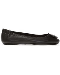 Tory Burch - Minnie Leather Ballet Flats - Lyst