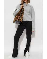 Stella McCartney - Sweatshirt With Logo-Shaped Appliqué - Lyst