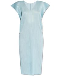 Pleats Please Issey Miyake - Pleated Dress - Lyst
