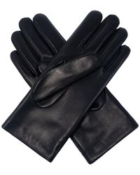 Ferragamo Leather Gloves - Black