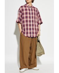 Acne Studios - Plaid Pattern Shirt - Lyst