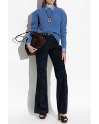 Etro - Cashmere Sweater With A Crew Neckline - Lyst