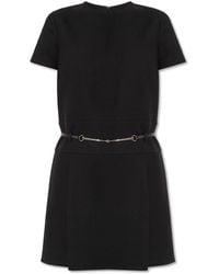 Gucci - Dress With Belt, - Lyst