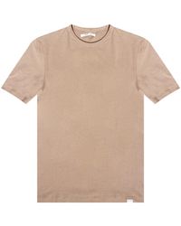 Samsøe & Samsøe T-shirt From Gots Cotton - Brown