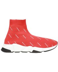 Balenciaga Speed Sock Stretch-knit Sneakers in Black for Men - Lyst