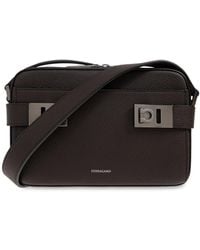 Ferragamo - Leather Shoulder Bag - Lyst