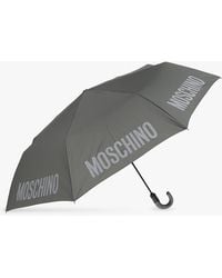 Moschino - Folding Umbrella With Logo - Lyst