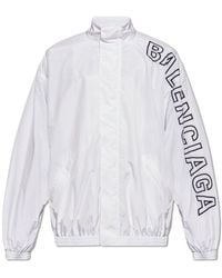 Balenciaga - Jacket With Logo, - Lyst