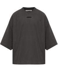 Fear Of God - Cotton T-Shirt With Sewn-In Logo - Lyst