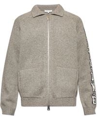 Maison Kitsuné - Cardigan With Logo - Lyst