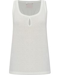 Victoria Beckham - Top With Draping - Lyst