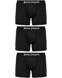 Palm Angels - Three-Pack Of Boxers With Logo - Lyst