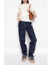 Lanvin - Jeans With Twisted Seams - Lyst