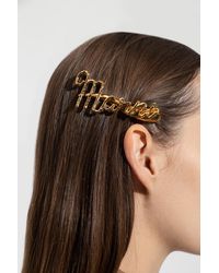 Marni Hair Clip With Logo - Metallic
