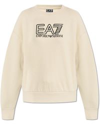 EA7 - Sweatshirt With Printed Logo - Lyst