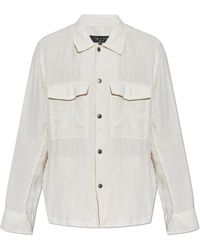 Rag & Bone - Linen Shirt With Pockets - Lyst