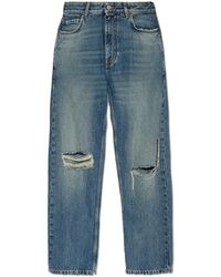 Balenciaga - Jeans With A 'Vintage' Effect - Lyst