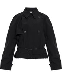 MM6 by Maison Margiela - Jacket With Raw Finish - Lyst