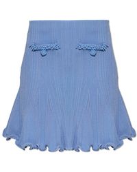 Self-Portrait - Short Skirt With Decorative Beads - Lyst
