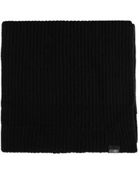 MM6 by Maison Margiela - Wool Scarf With Logo Patch - Lyst