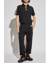 Versace Jeans Couture - Polo Shirt With 'Barocco' Print - Lyst