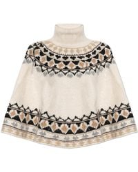 Munthe - Patterned Poncho 'Verst' - Lyst