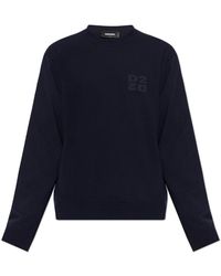 DSquared² - Wool Crew Neck Sweater - Lyst