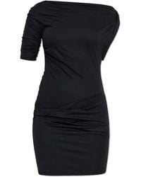 Jacquemus - Dress With Decorative Draping - Lyst