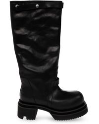Rick Owens - Leather Boots 'Naska Bogun' - Lyst
