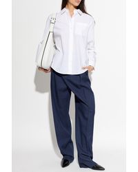 MICHAEL Michael Kors - Cotton Shirt With Pocket - Lyst