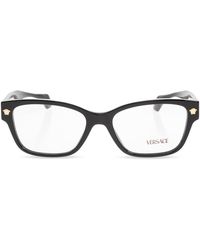 Versace - Prescription Glasses With The Head Of Medusa - Lyst