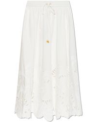Zimmermann - Skirt With A Decorative Weave - Lyst